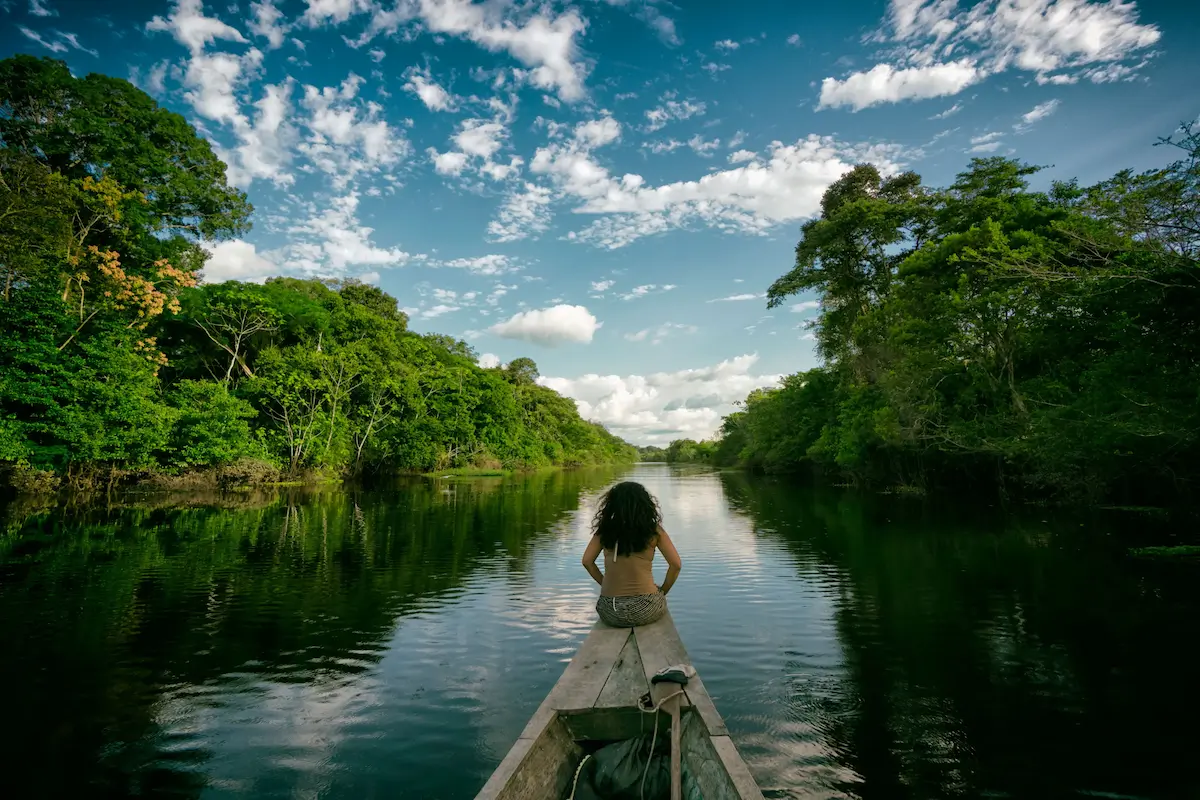 Amazonas en bote